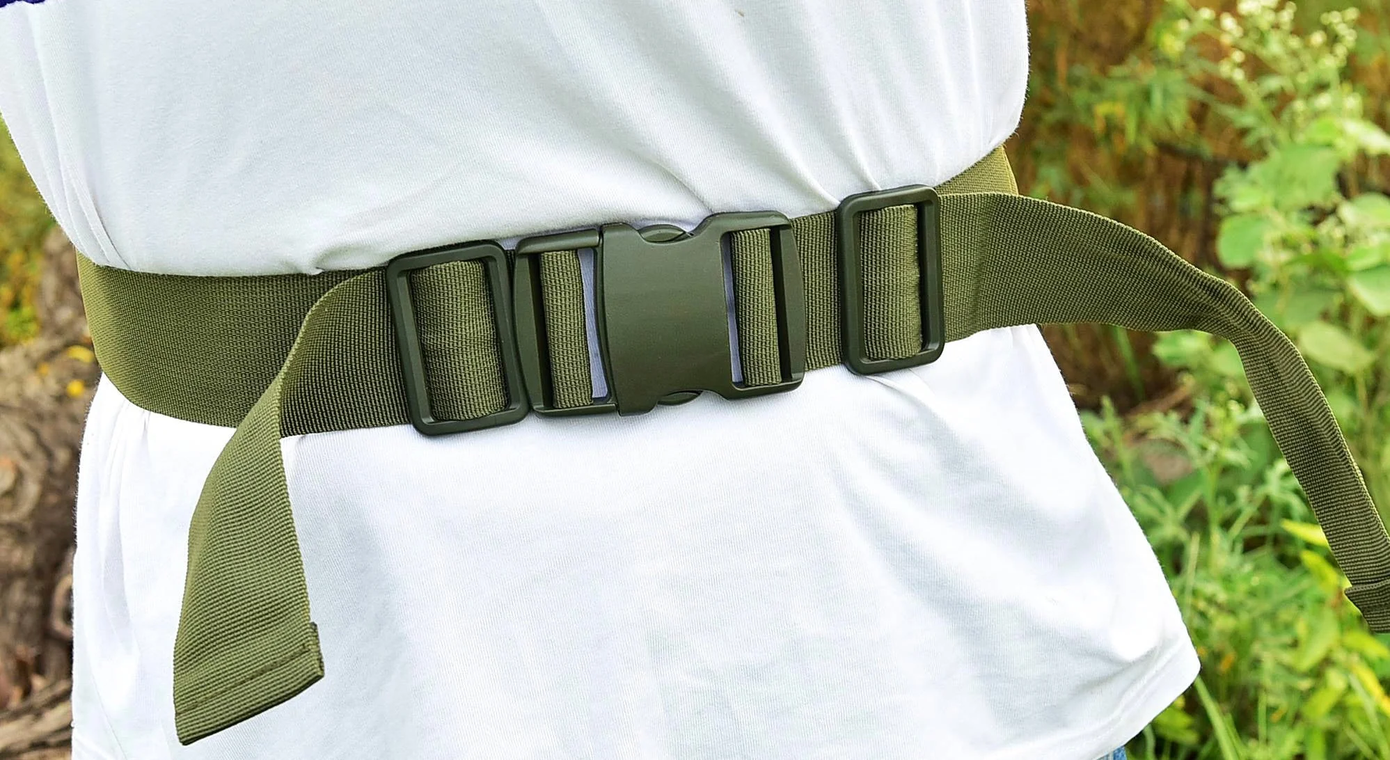 ALICE Kidney Pad Belt Kidney Strap Belt -Tactical Belt-Hip Belt For Framed Rucksack LC-2/ ALICE Pack Olive Green - Image 4