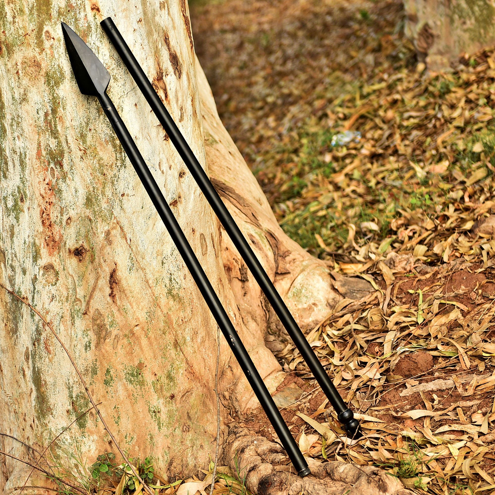 Hand Forged Tactical Hunting Spear Outdoor Survival Collector Spear - Image 5