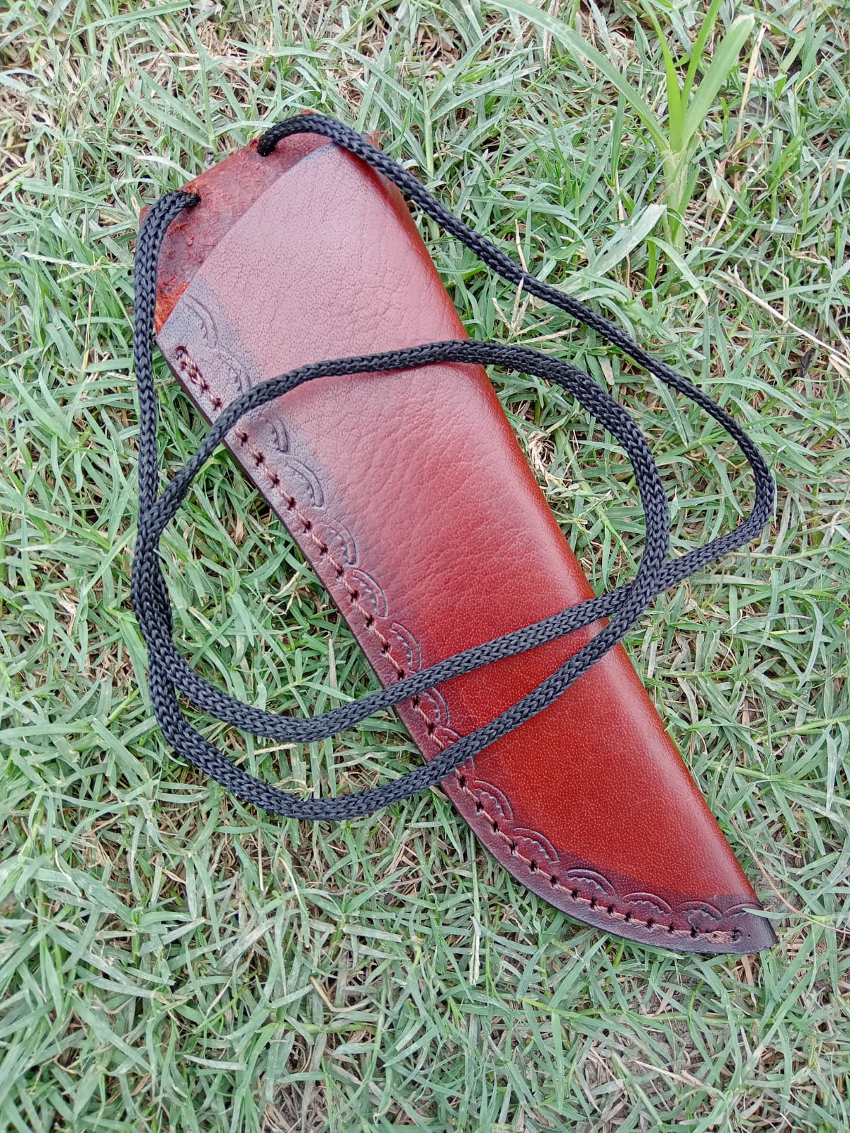 High Quality Leather Knife Fixed Blade Knife Sheath Skinner Knife Sheath - Image 9