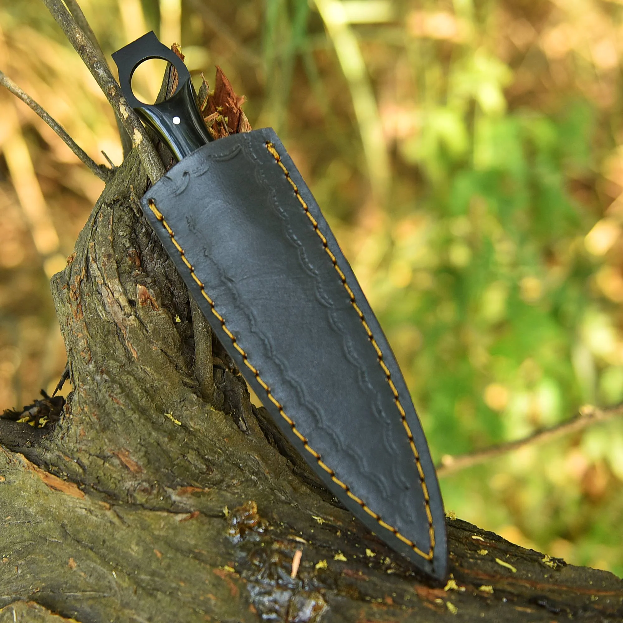 Premium Elite Handmade Outdoor Double Edge Powder Coat Blade Dagger - Image 5