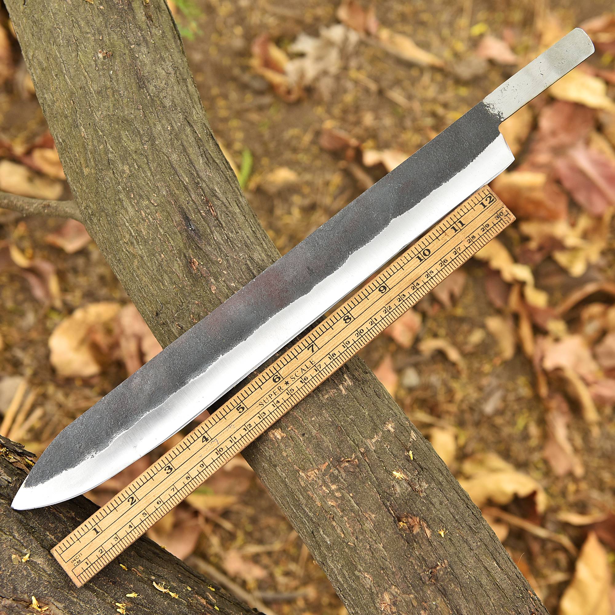Professional Handmade Carbon Steel Blade D2 Blank Blade Kitchen Knife - Image 4