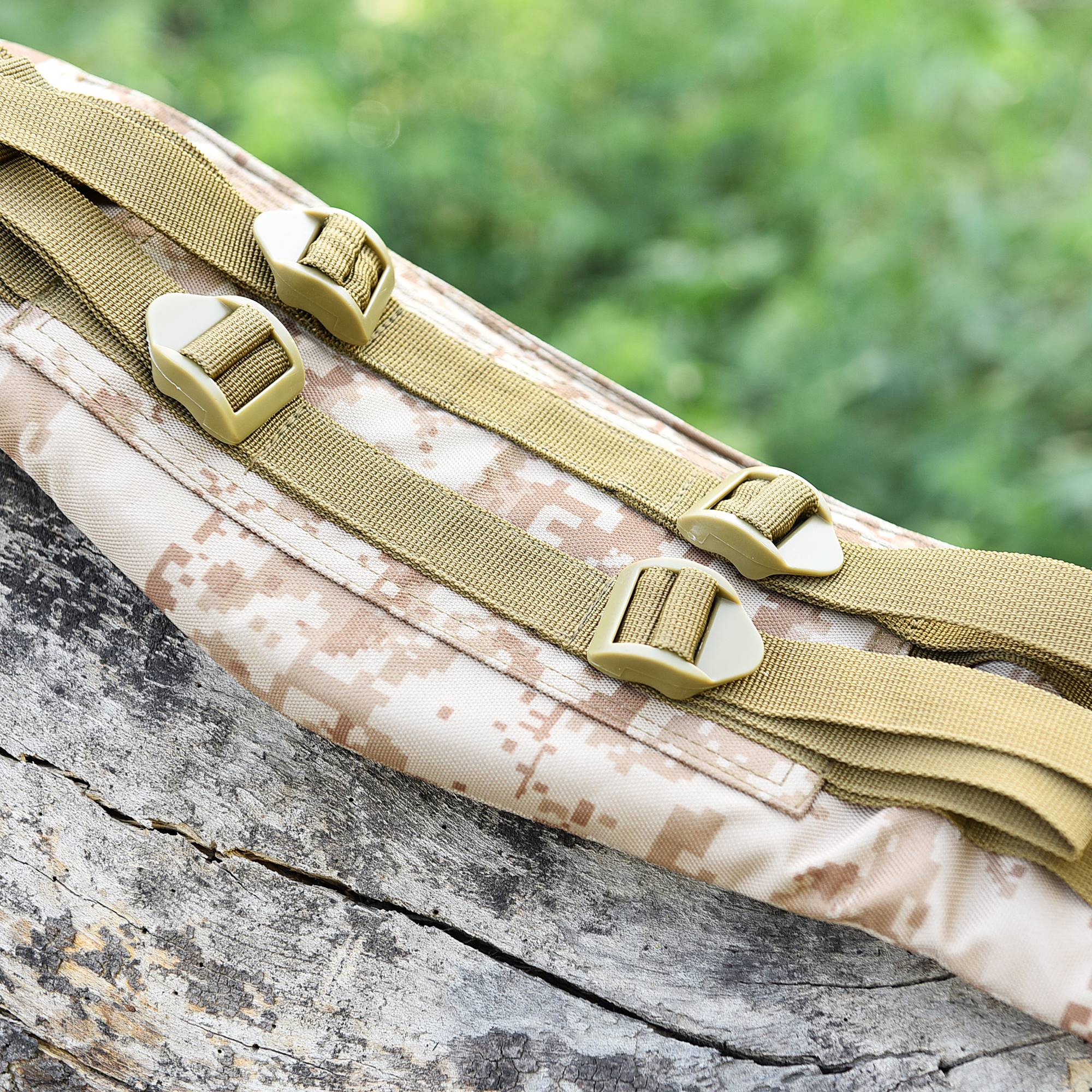 USMC Military Alice Pack Kidney Pad With Double Strap & Waist Belt Carry 220 Lb's Ideal camping Hiking - Image 5