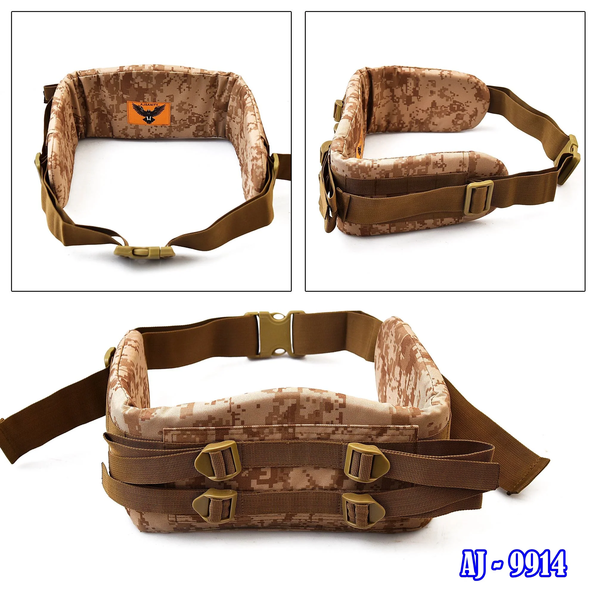 USMC Military Alice Pack Kidney Pad With Double Strap & Waist Belt Carry 220 Lb's Ideal camping Hiking - Image 6
