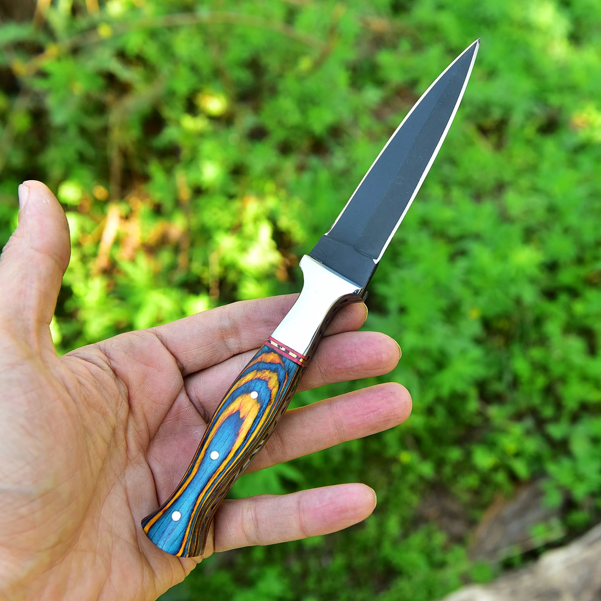 V42 Dagger 440 Replica US Special Forces WWII Fixed Knife - Image 4